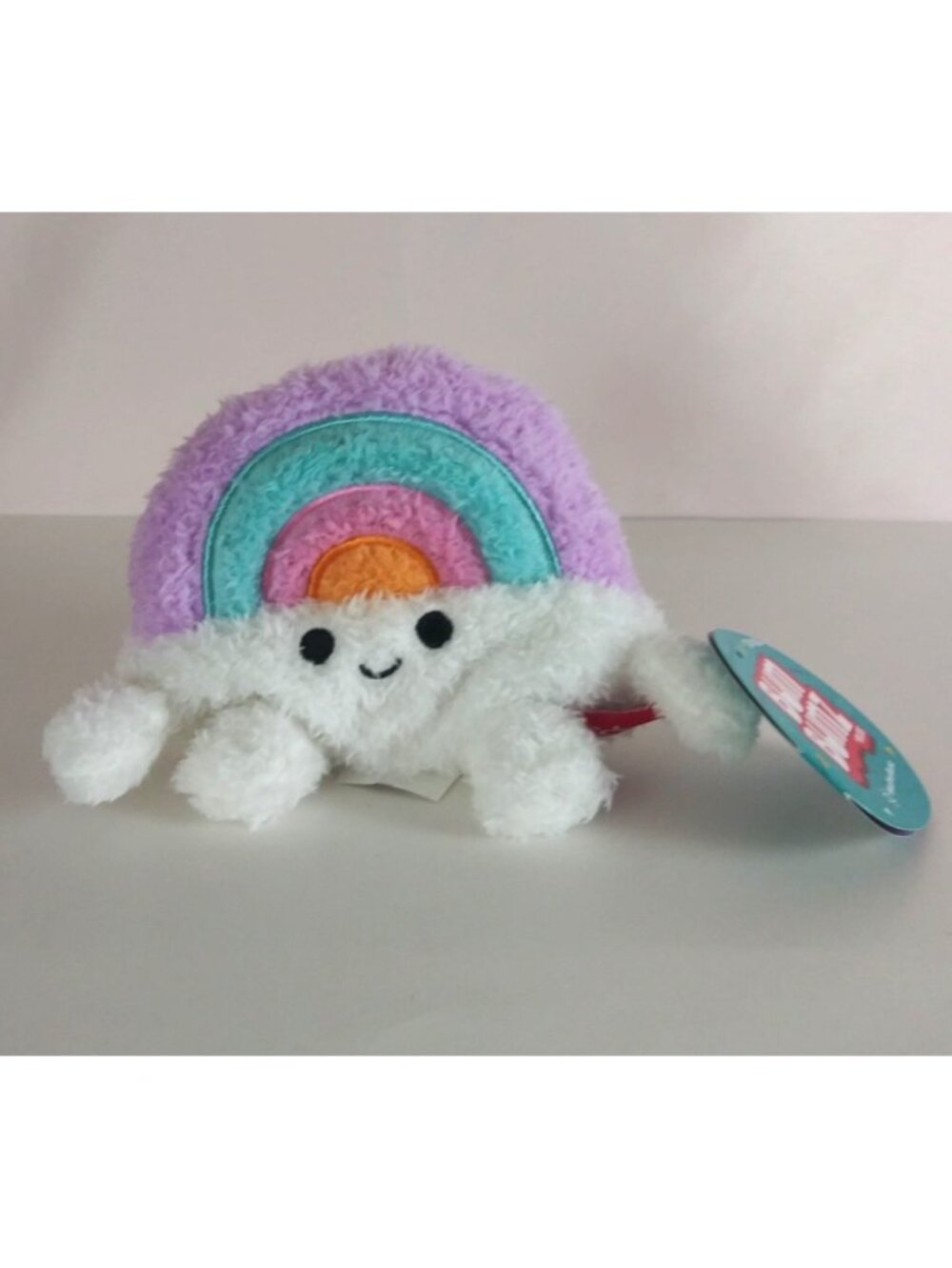 NWT Russ Bum Bumz Weather Bumz Rue The Rainbow Cloud 5" Plush